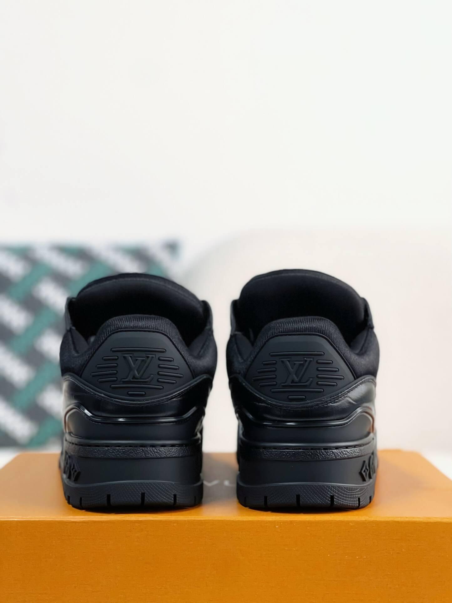 LV Trainer Black Maxi Sneaker - tntwear1