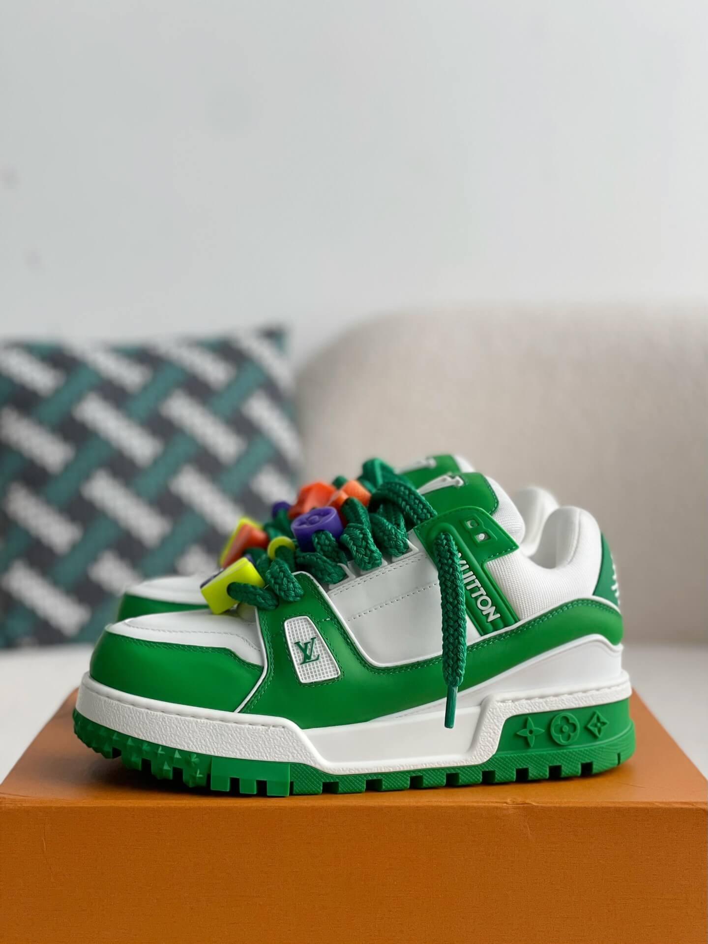 LV Trainer Green Maxi Sneaker - tntwear1