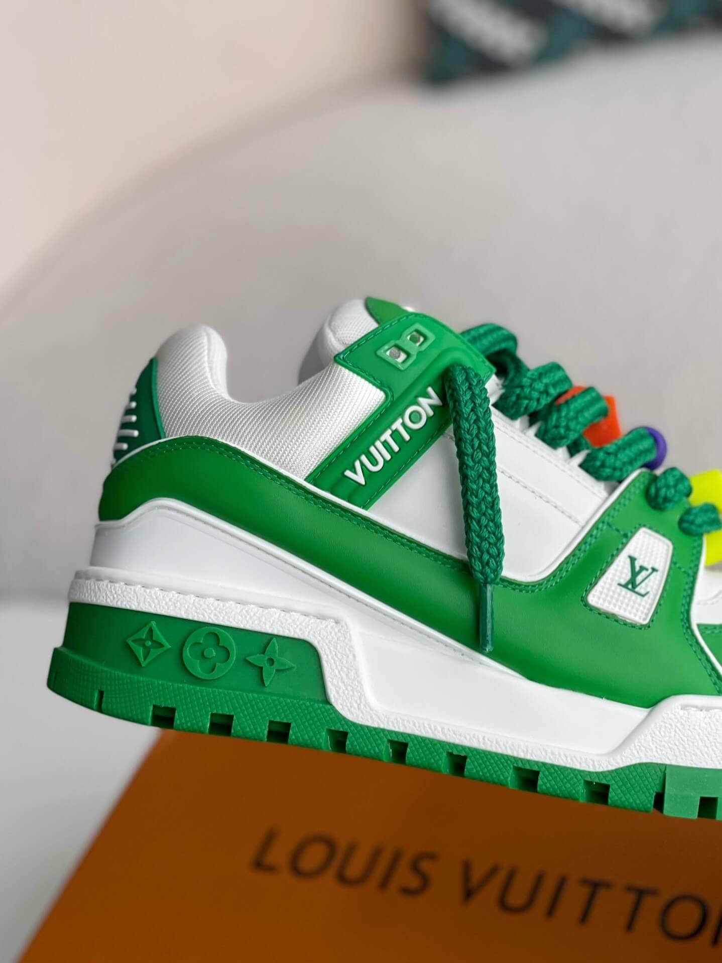 LV Trainer Green Maxi Sneaker - tntwear1
