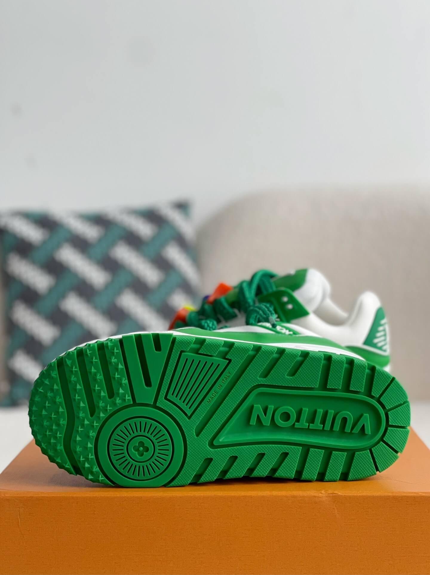 LV Trainer Green Maxi Sneaker - tntwear1