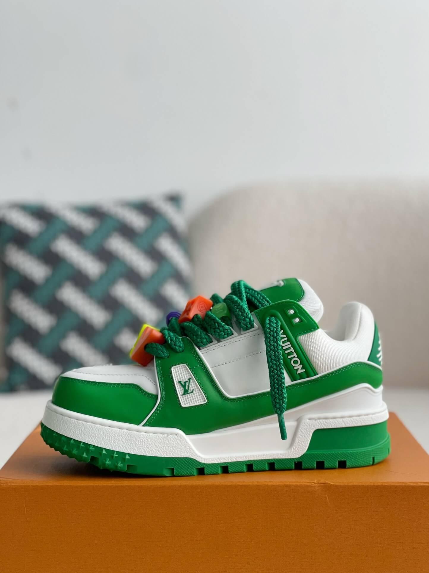 LV Trainer Green Maxi Sneaker - tntwear1