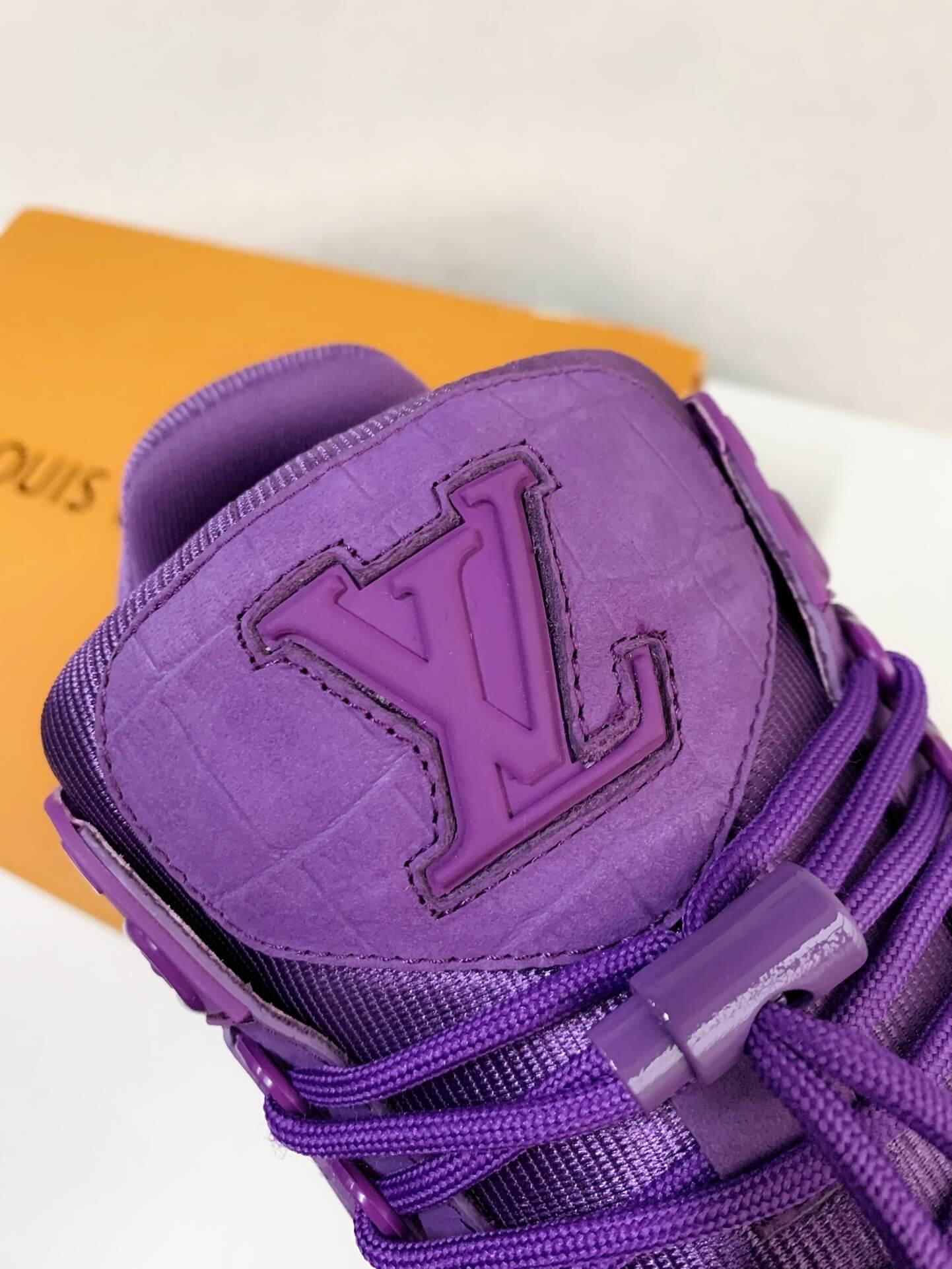 LV Trainer Purple Maxi Sneaker - tntwear1