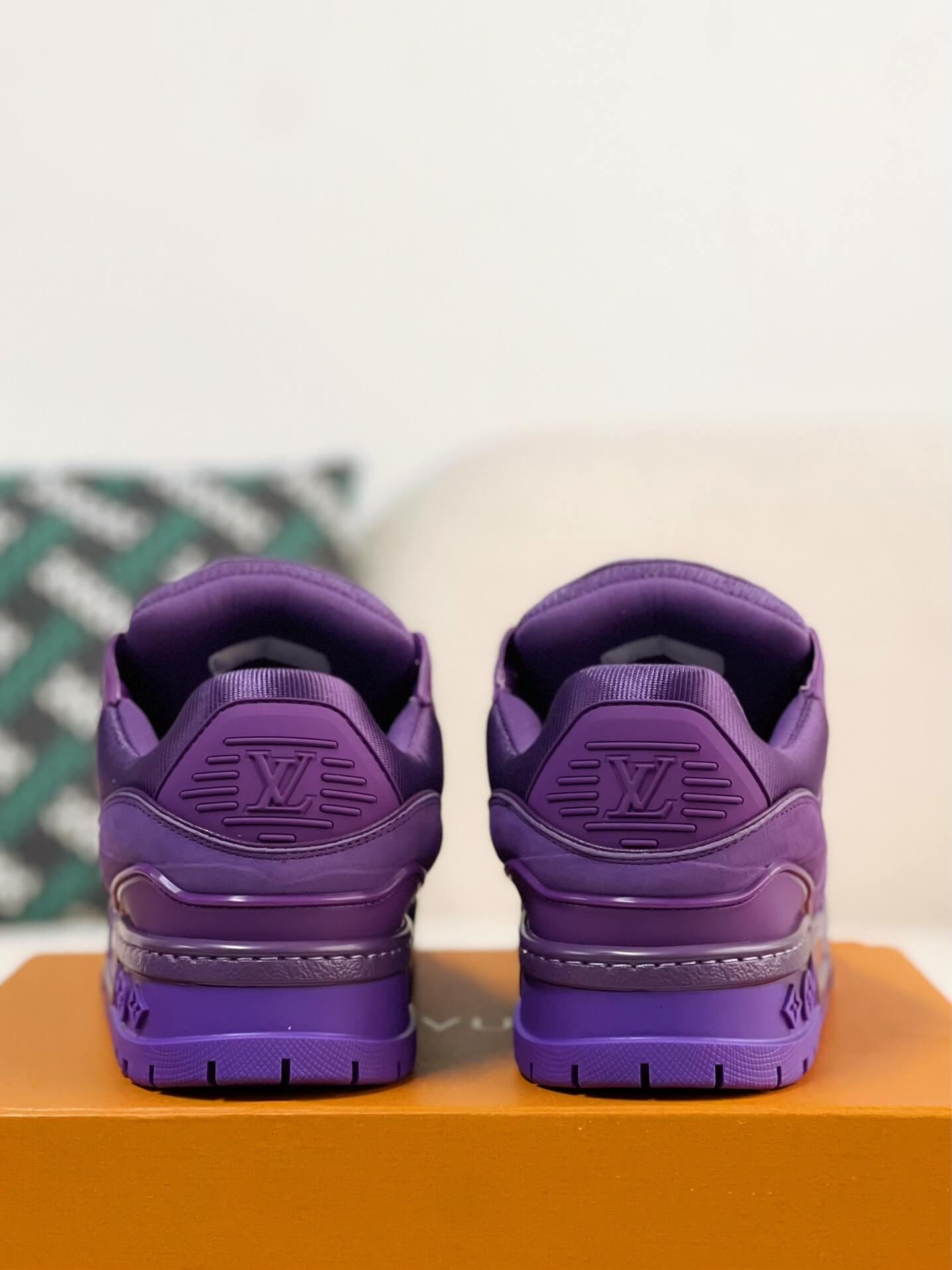 LV Trainer Purple Maxi Sneaker - tntwear1