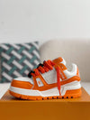 LV Trainer White Orange Maxi Sneaker - tntwear1