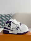 LV Trainer White Purple Maxi Sneaker - tntwear1