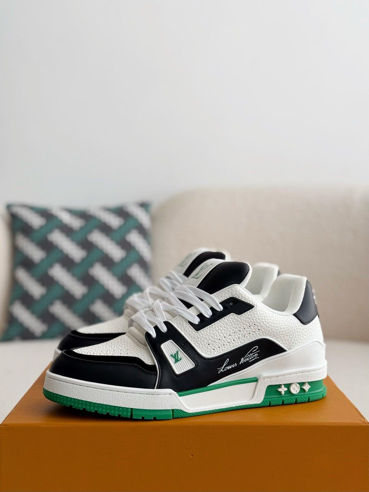 LV Trainer #54 Low Green Sneaker - tntwear1