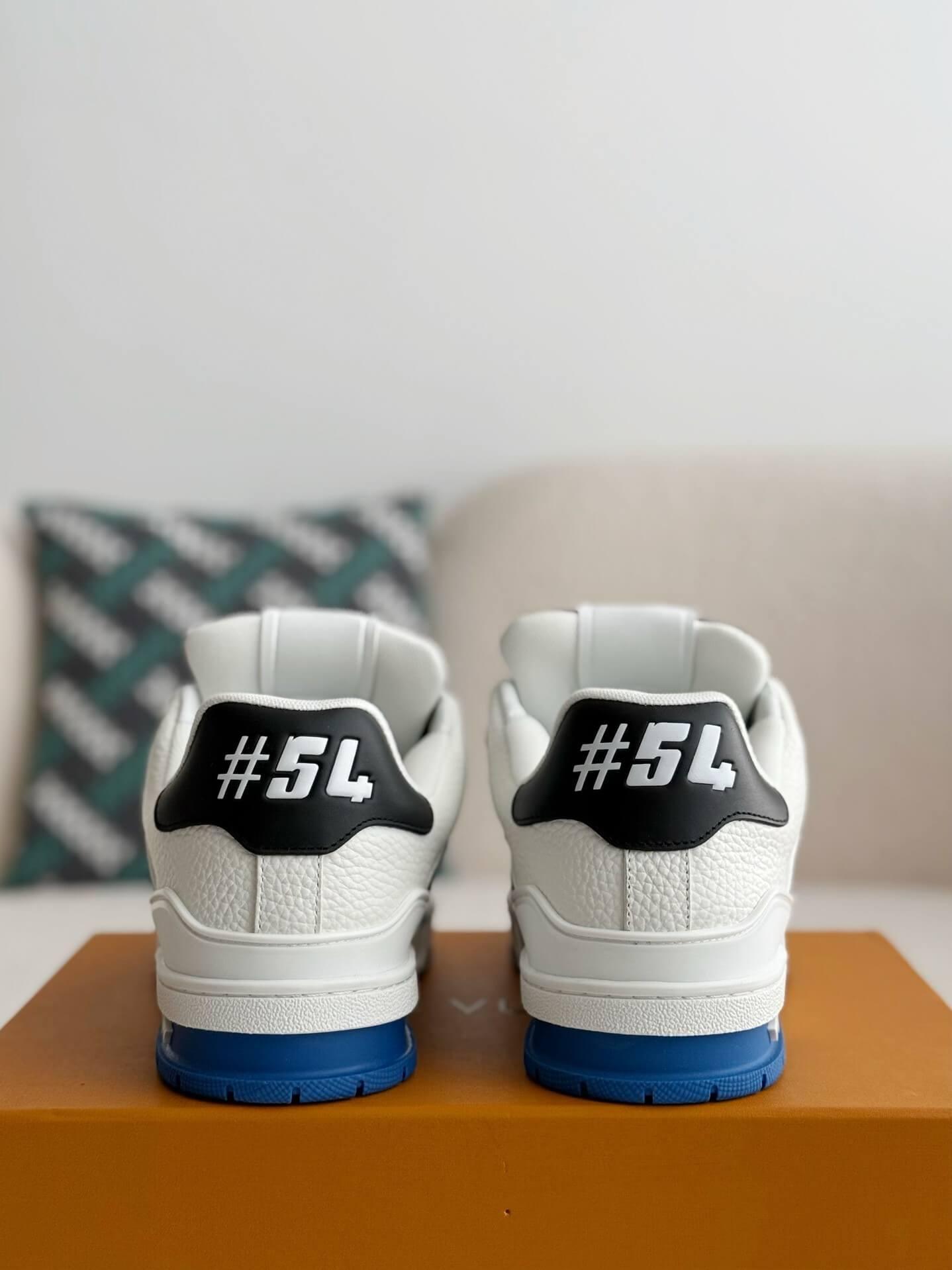 LV Trainer #54 Low Blue Sneaker - tntwear1