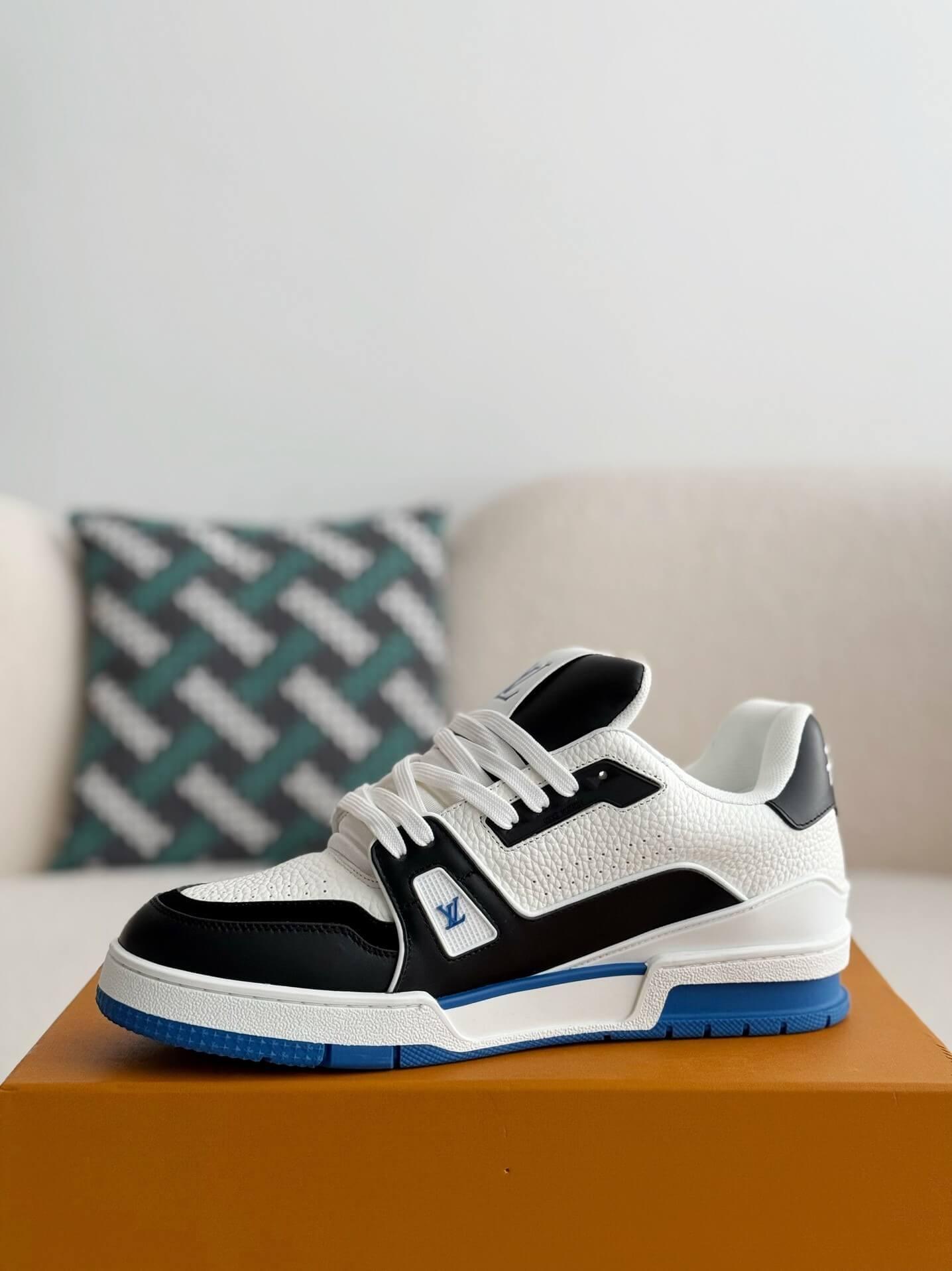 LV Trainer #54 Low Blue Sneaker - tntwear1