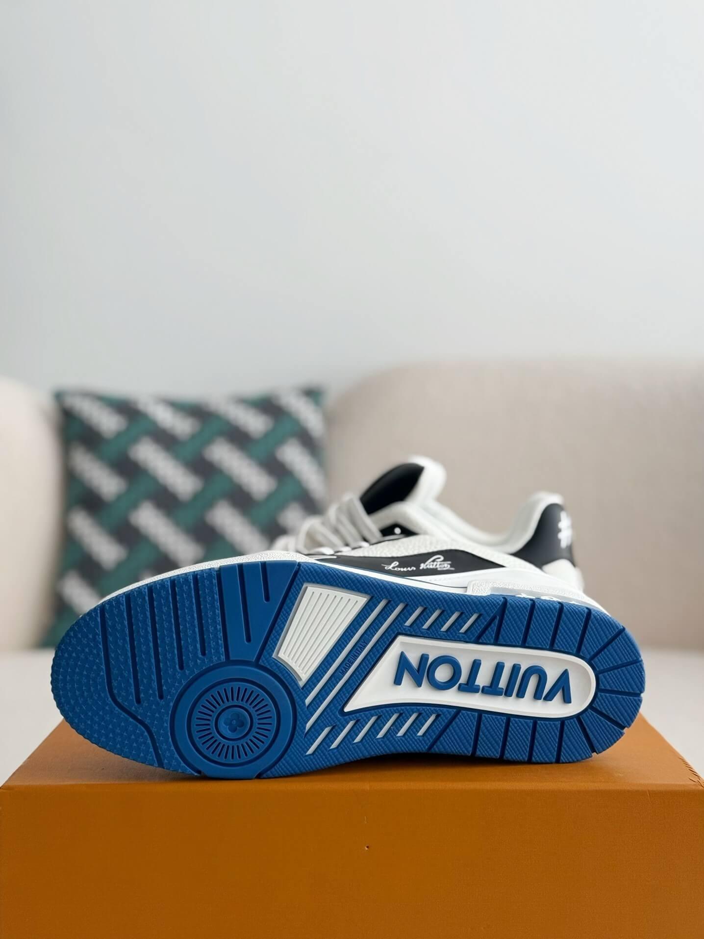 LV Trainer #54 Low Blue Sneaker - tntwear1