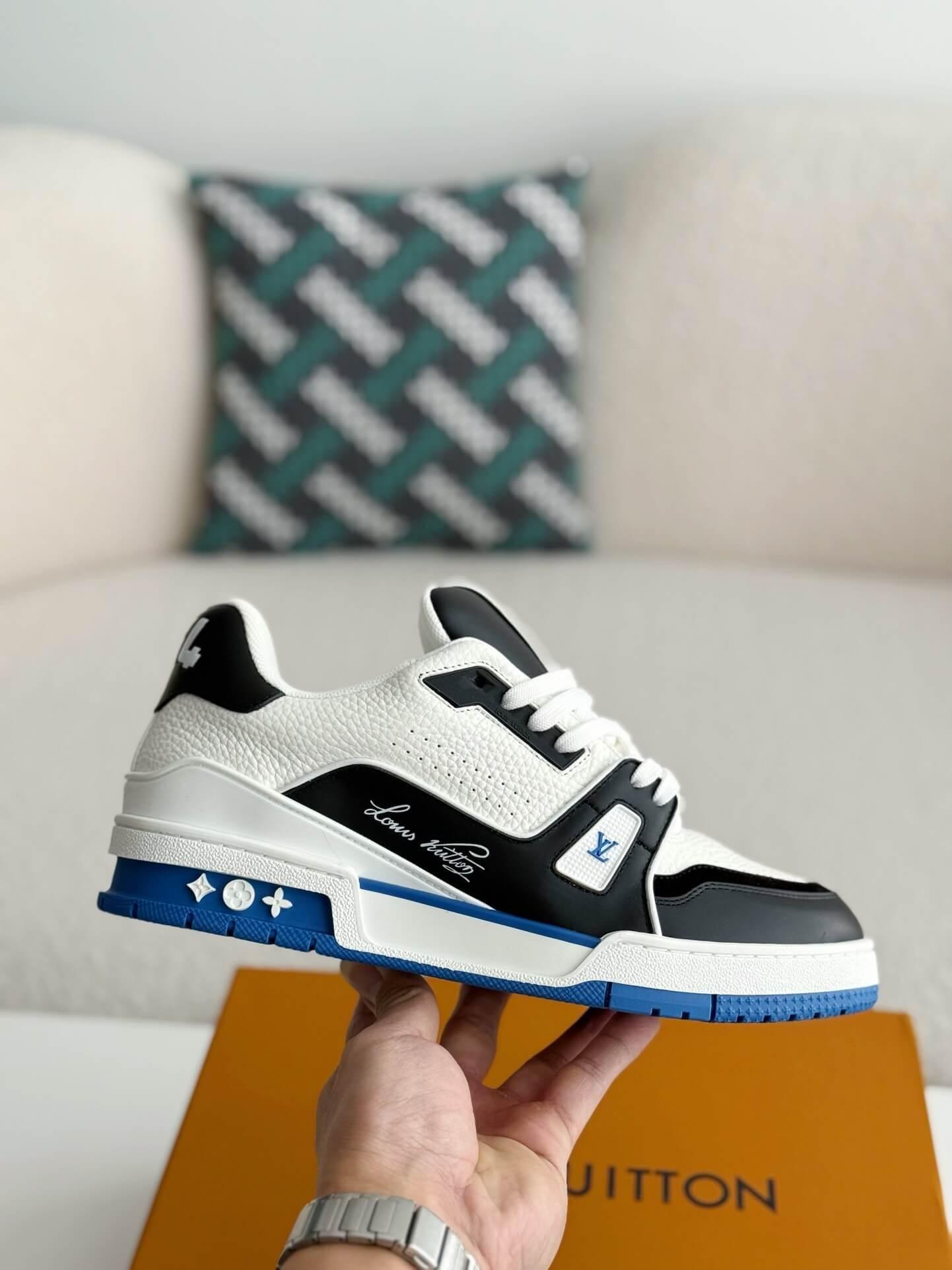 LV Trainer #54 Low Blue Sneaker - tntwear1