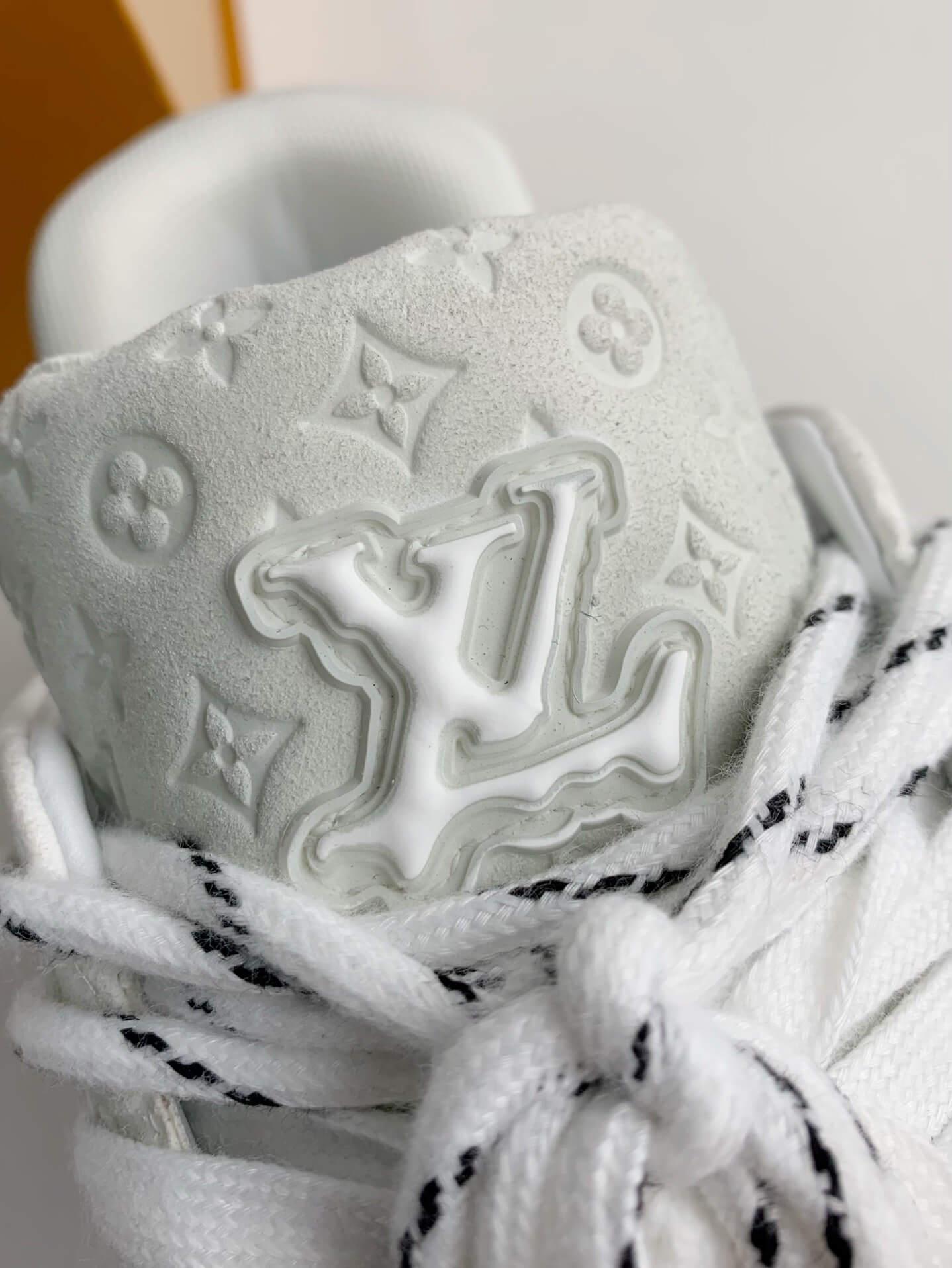 LV Trainer #54 Faded White Sneaker - tntwear1