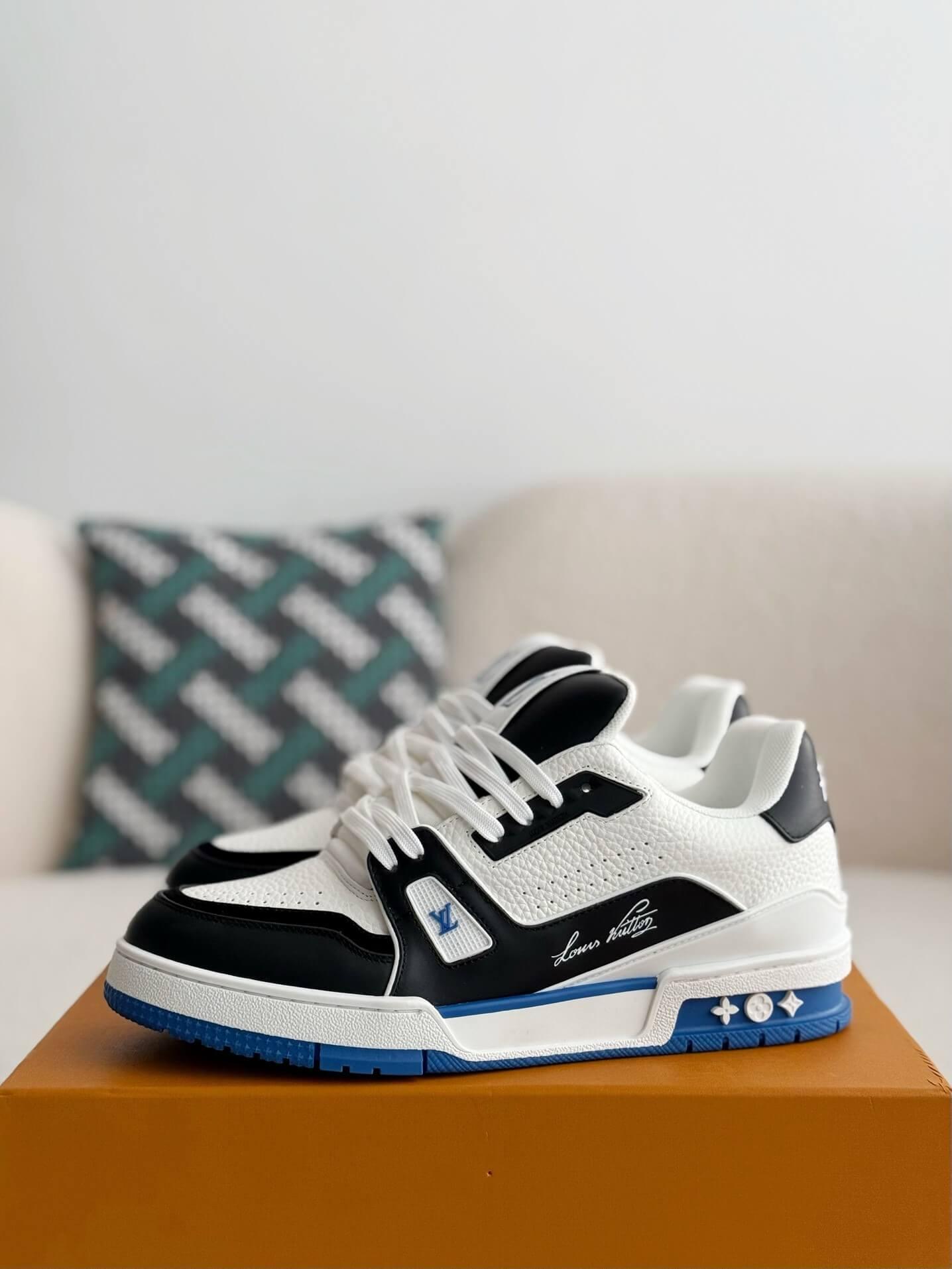 LV Trainer #54 Low Blue Sneaker - tntwear1