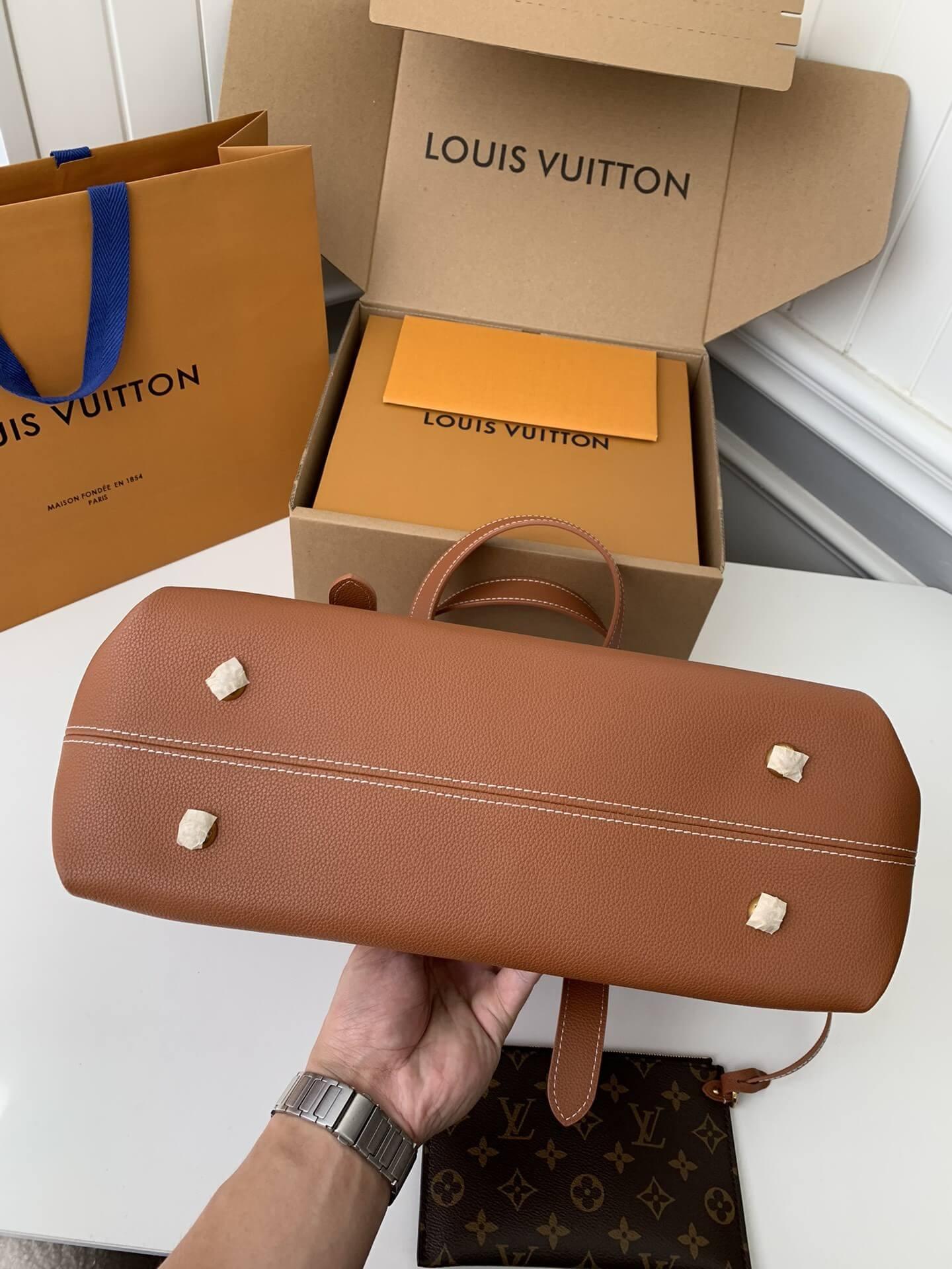 Louis Vuitton Low Key Cabas MM Cognac Women Hangbag - tntwear1