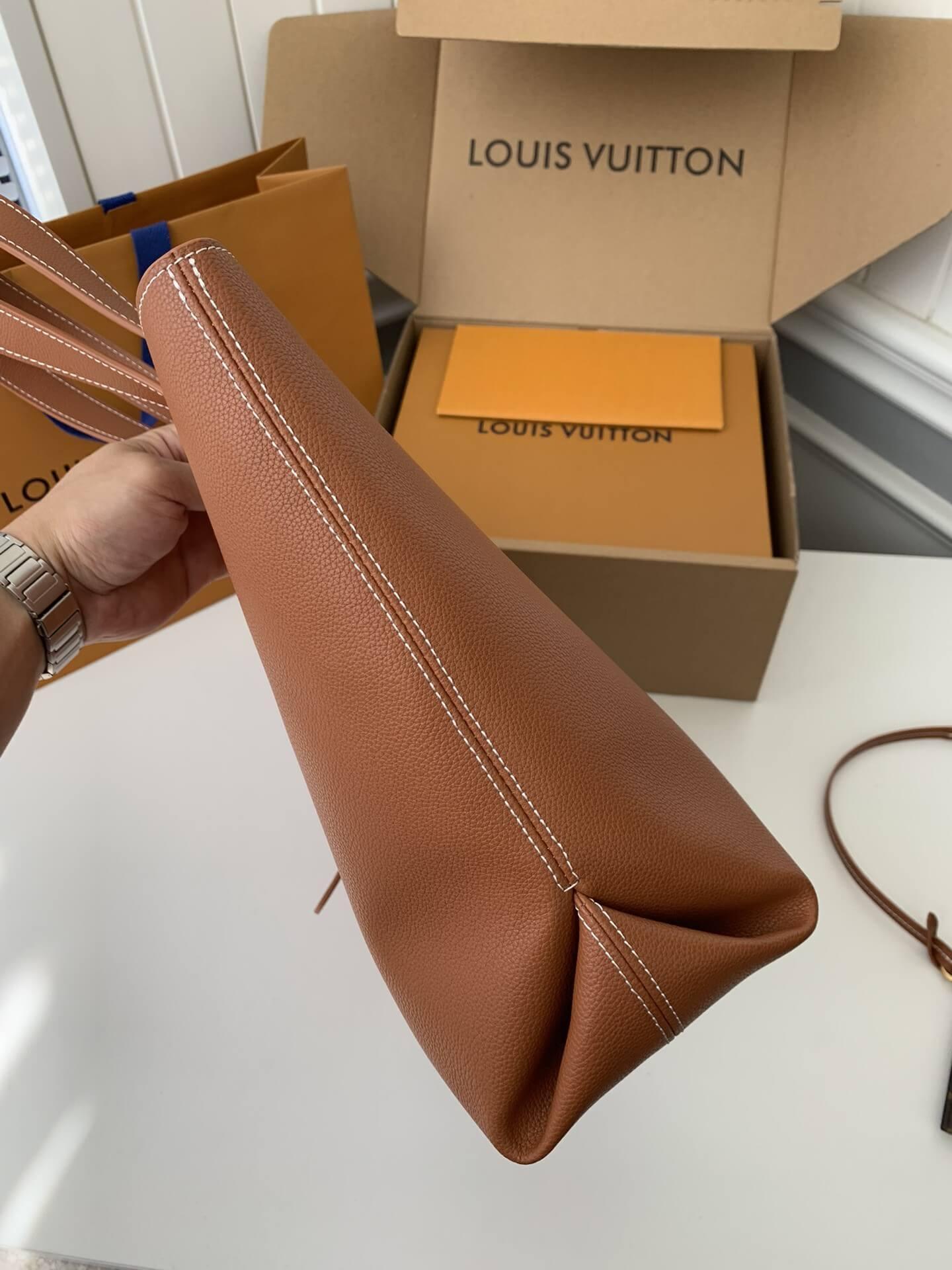 Louis Vuitton Low Key Cabas MM Cognac Women Hangbag - tntwear1