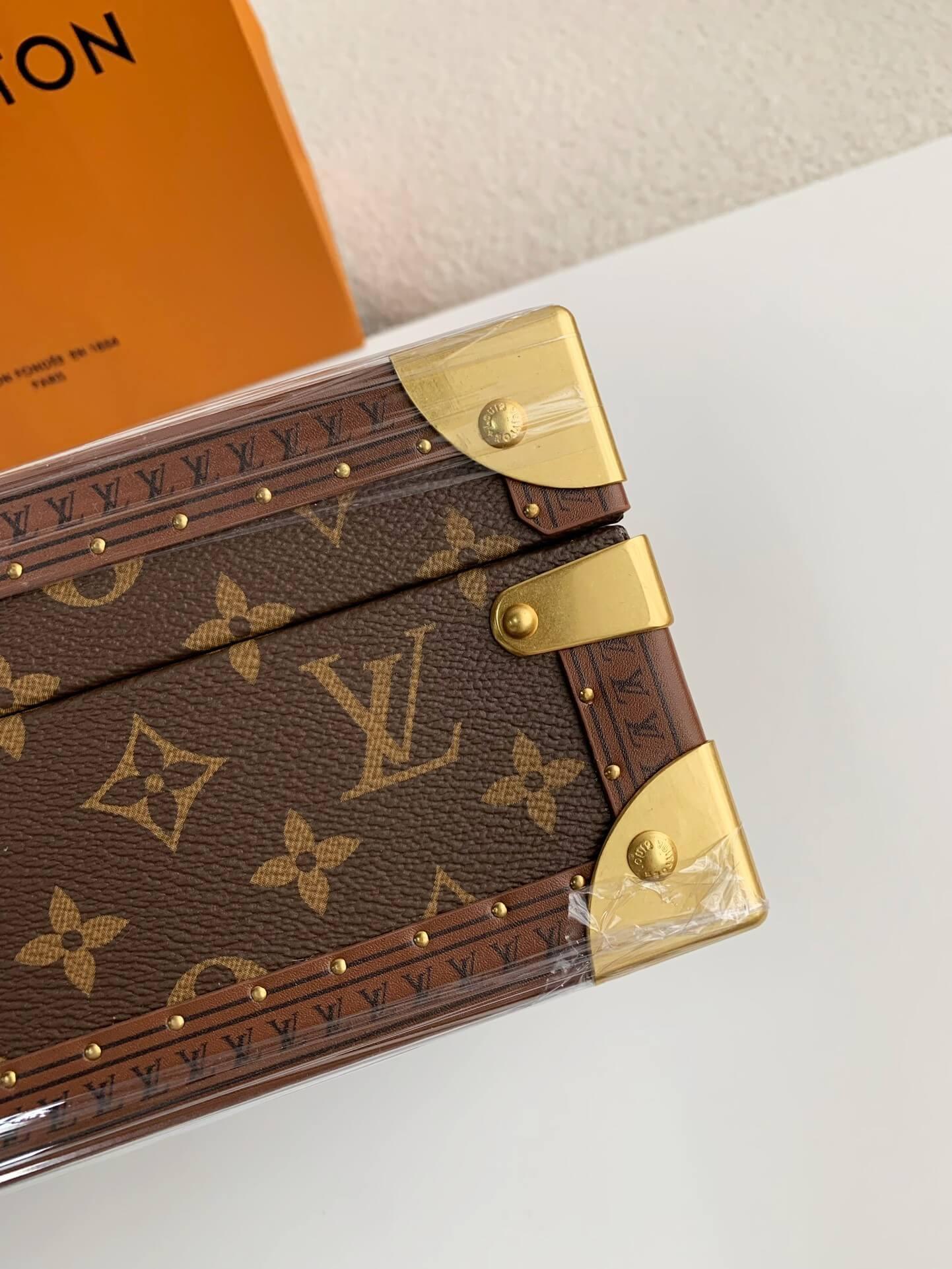 Louis Vuitton Monogram Coffret 8 Montre Watch Case "Brown" - tntwear1