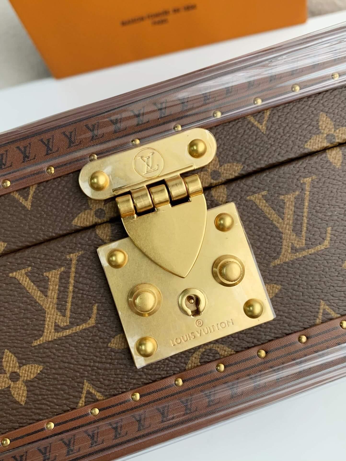 Louis Vuitton Monogram Coffret 8 Montre Watch Case "Brown" - tntwear1