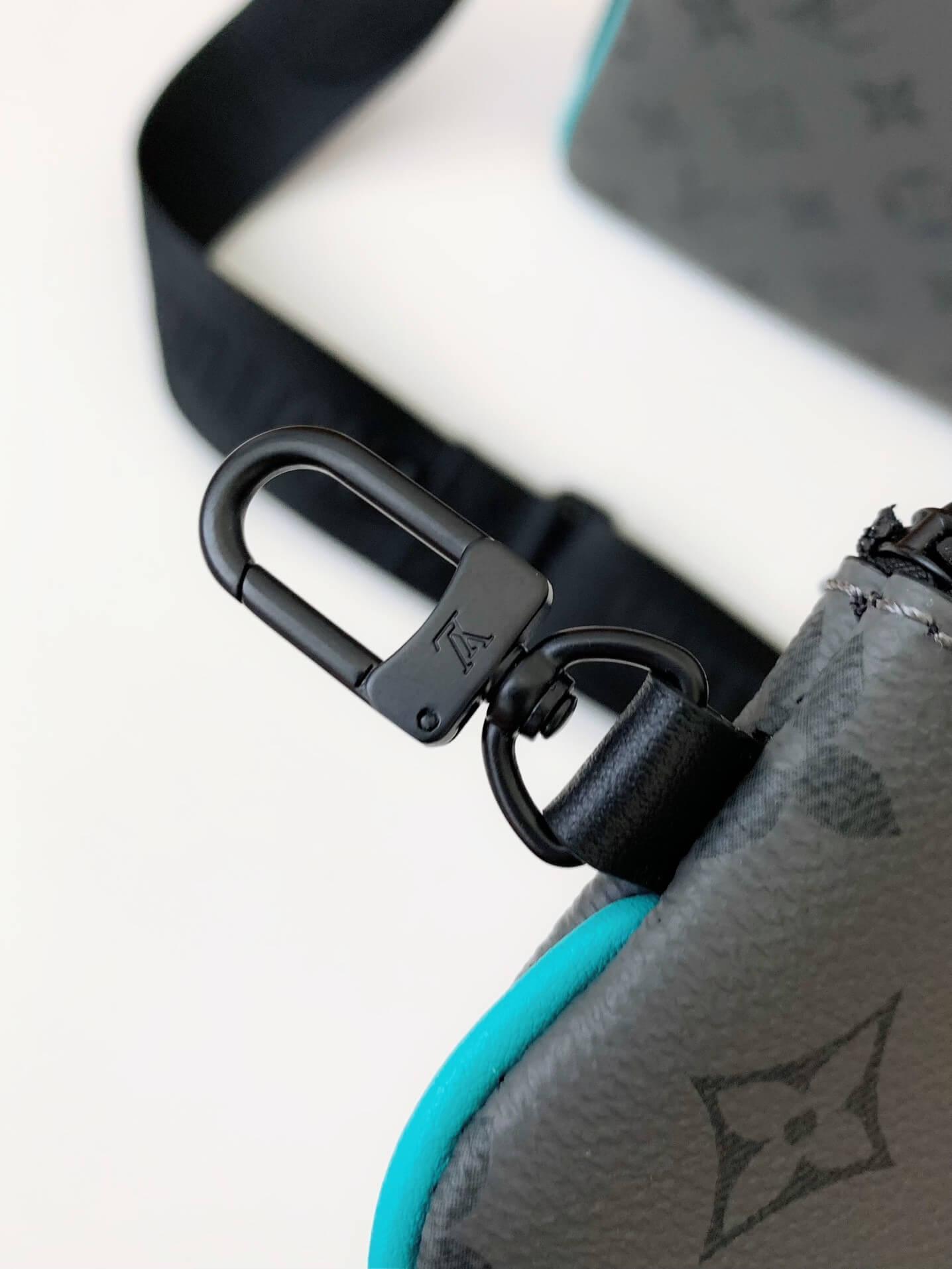 LV Trio Messenger "Turquoise Trim" - tntwear1