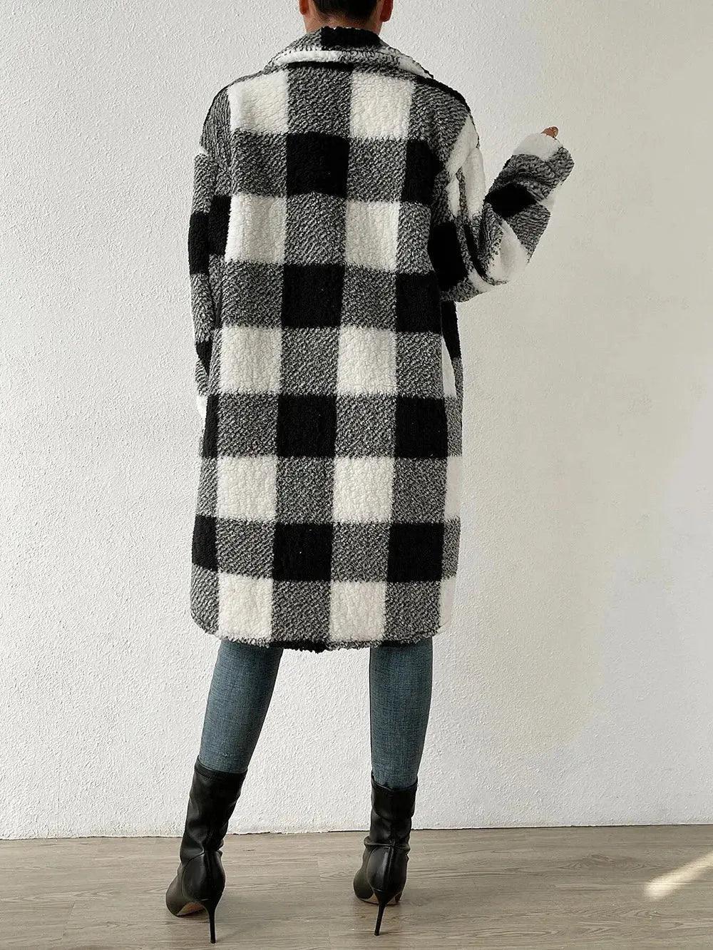 Lumia Checkered Coat - tntwear1