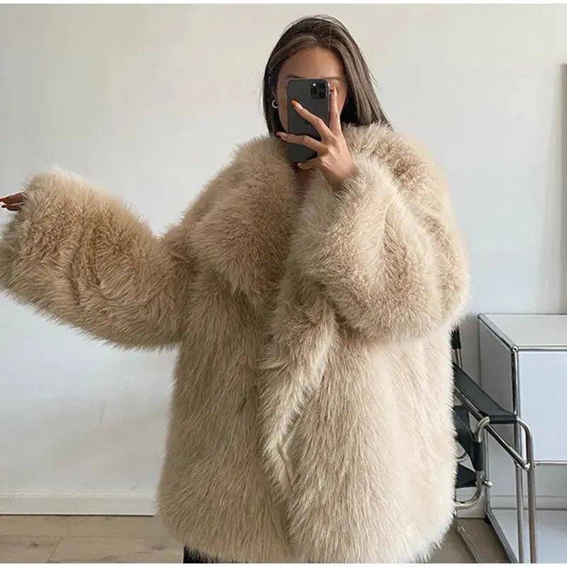 Luxy Fur Coat - tntwear1