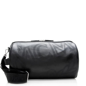 MCM Coated Canvas Logo Barrel Shoulder Bag - tntwear1