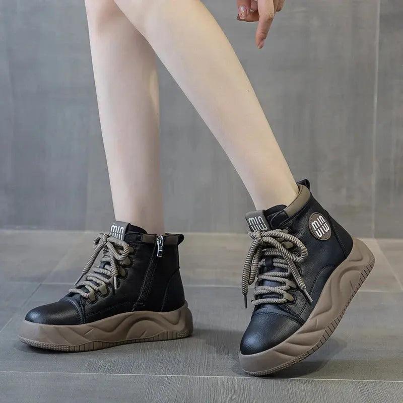 Macao Platform Booties - tntwear1