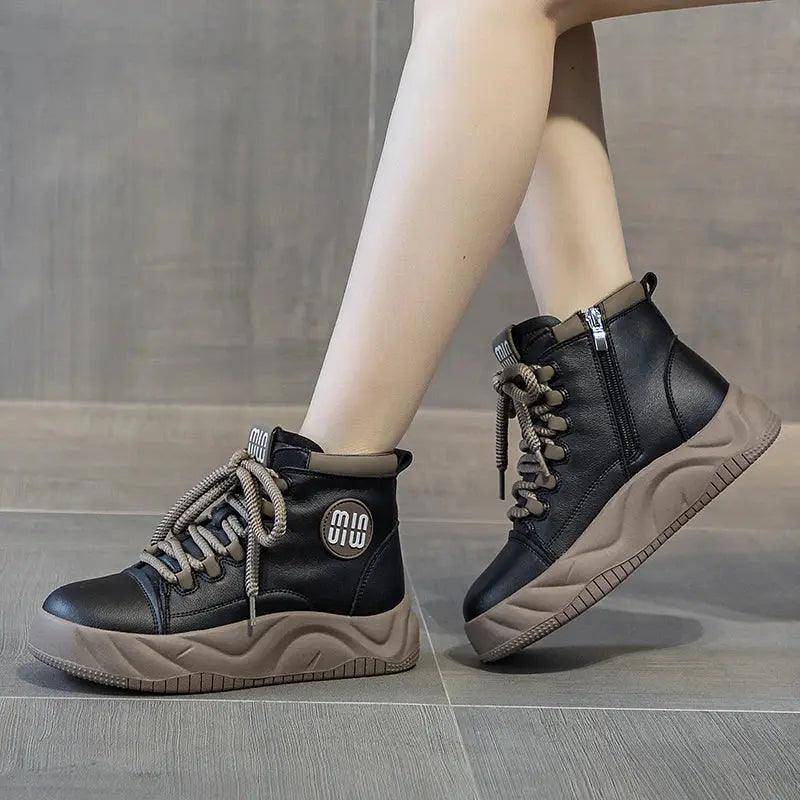 Macao Platform Booties - tntwear1