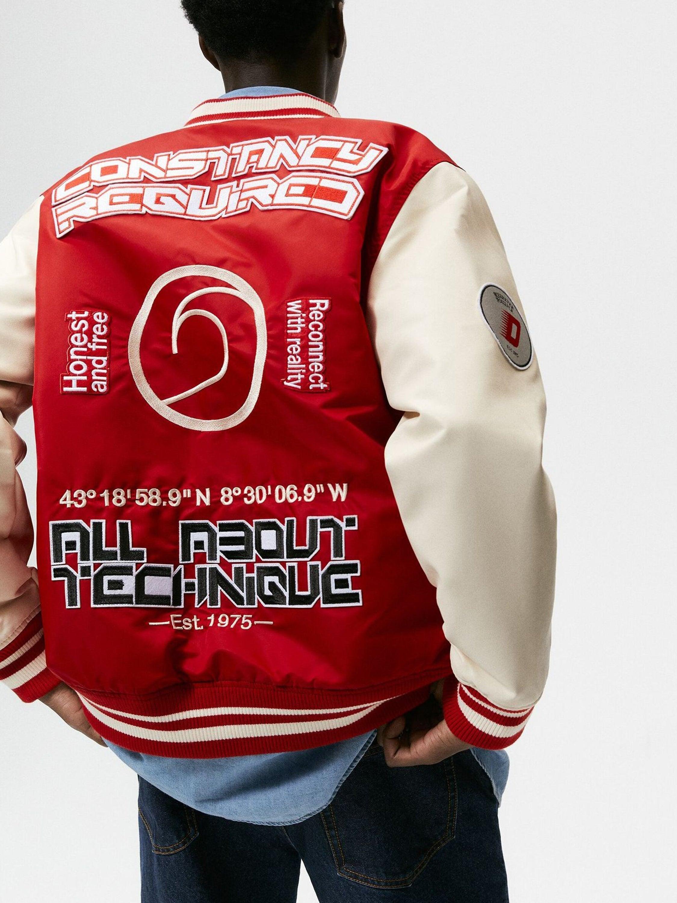 Tntwear® - Alphabet Embroidered Jackets -1309 - tntwear1