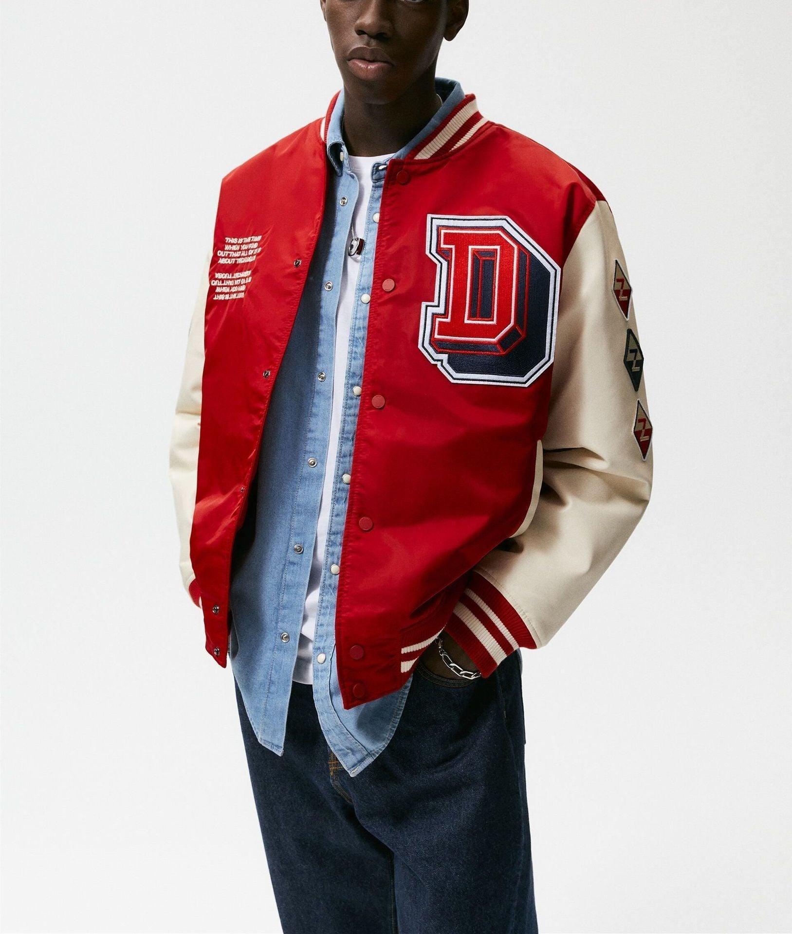 Tntwear® - Alphabet Embroidered Jackets -1309 - tntwear1