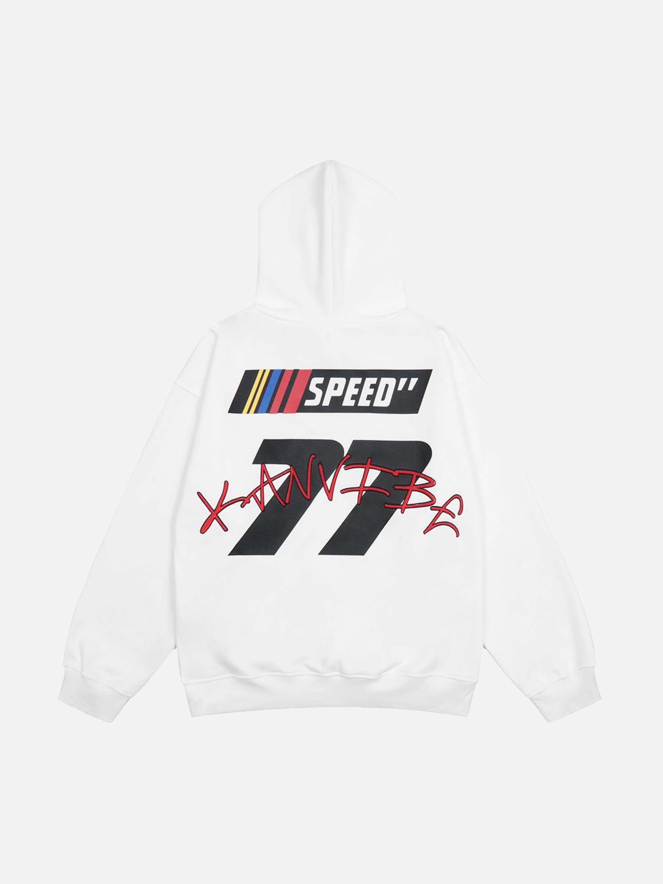 Tntwear® - American High Street Fuzzy Digital Print Hoodie - tntwear1