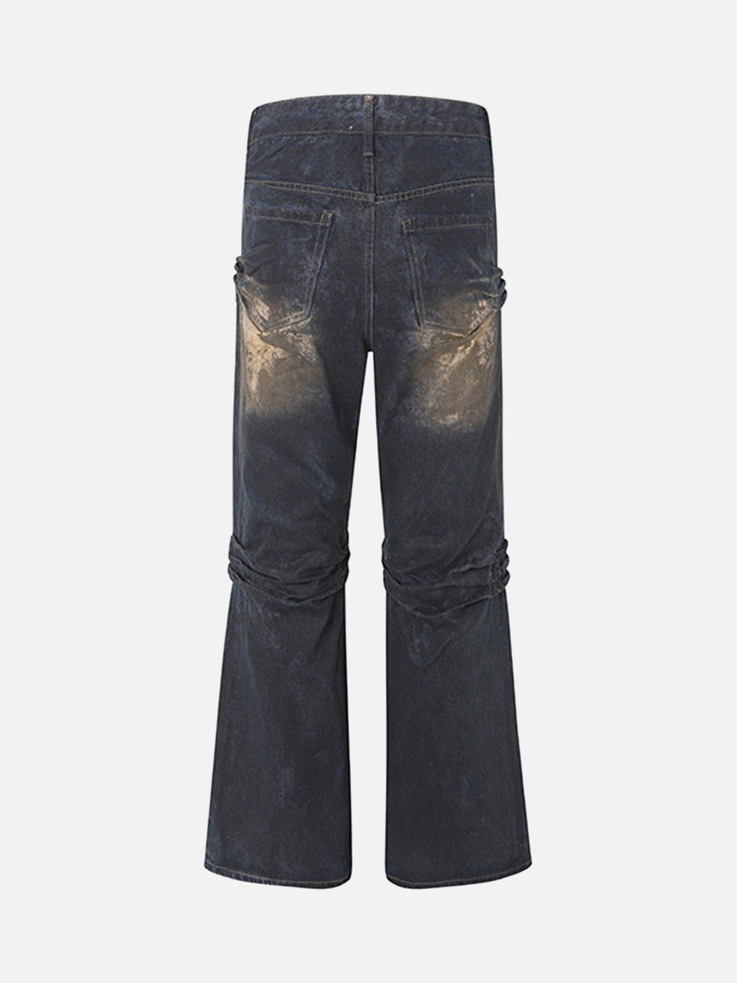 Tntwear® - American High Street Heavy Duty Washed Jeans - tntwear1