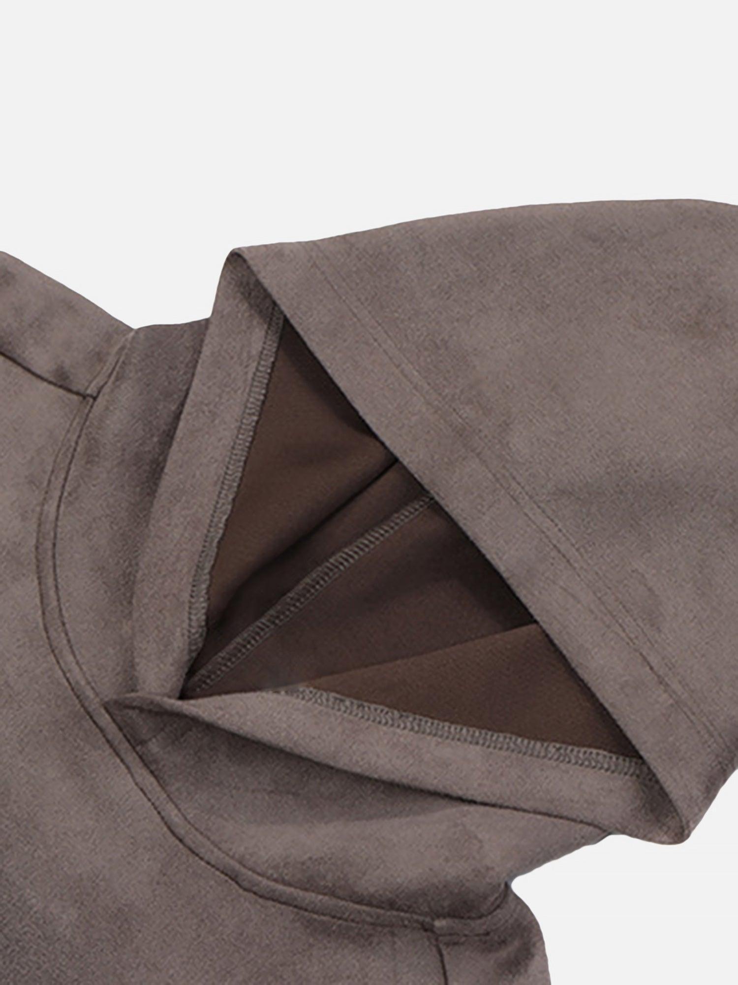Tntwear® - American Retro Butterfly Graffiti Hooded Suede Sweatshirt - tntwear1
