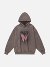 Tntwear® - American Retro Butterfly Graffiti Hooded Suede Sweatshirt - tntwear1