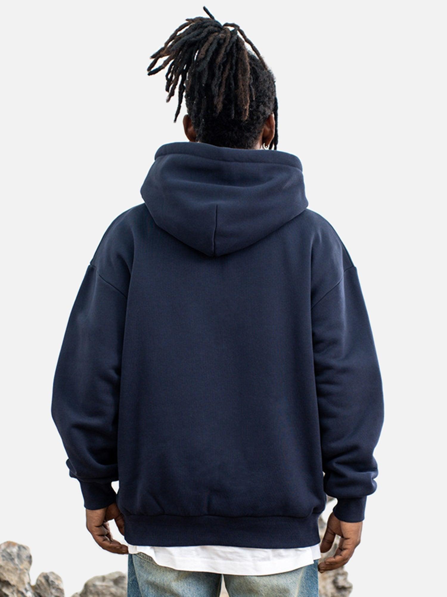 Tntwear® - American Retro Fun Patchwork Velvet Hoodie - 1929 - tntwear1