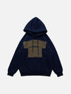 Tntwear® - American Retro Fun Patchwork Velvet Hoodie - 1929 - tntwear1