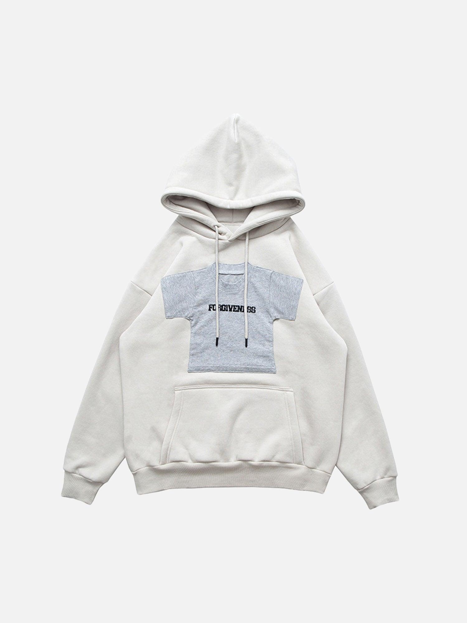 Tntwear® - American Retro Fun Patchwork Velvet Hoodie - 1929 - tntwear1
