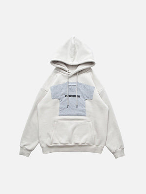 Tntwear® - American Retro Fun Patchwork Velvet Hoodie - 1929 - tntwear1