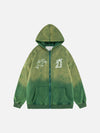 Tntwear® - American Retro Gradient Loose Velvet Hoodie - tntwear1