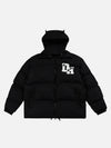 Tntwear® - American Retro Little Devil Hooded Stand Collar Bread Suit Loose Down Jacket - 1565 - tntwear1