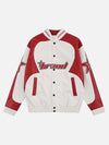 Tntwear® - American Vintage Colorblock Leather Jacket - 1728 - tntwear1