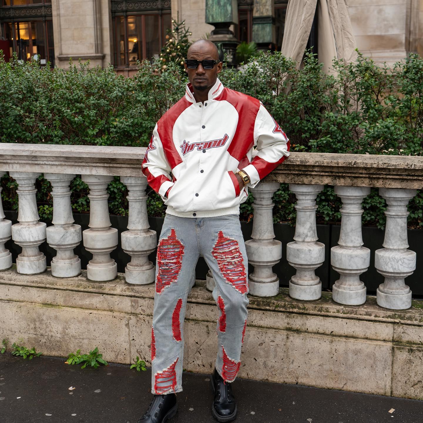 Tntwear® - American Vintage Colorblock Leather Jacket - 1728 - tntwear1