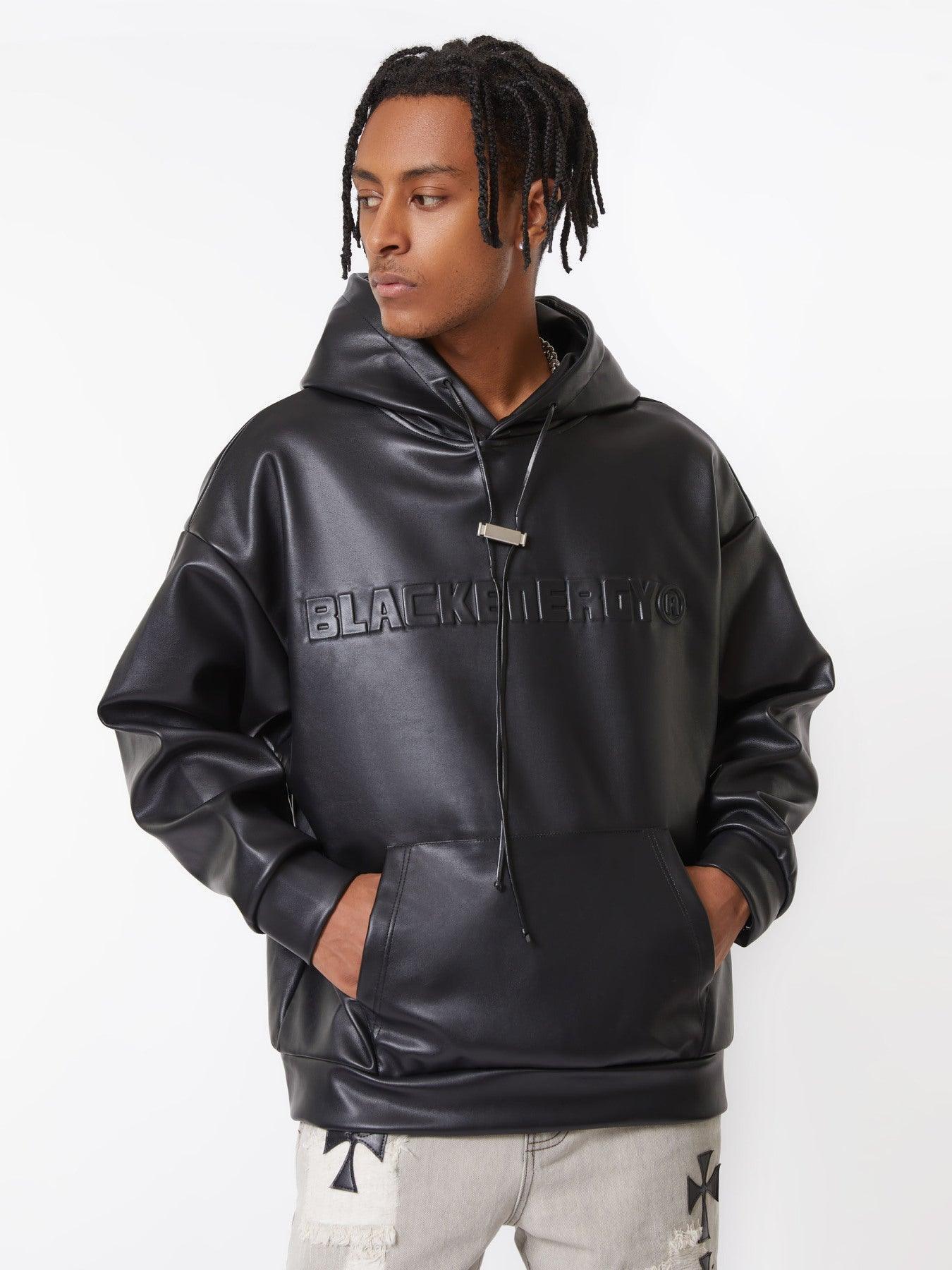 Tntwear® - American Vintage Leather Sweatshirt - tntwear1