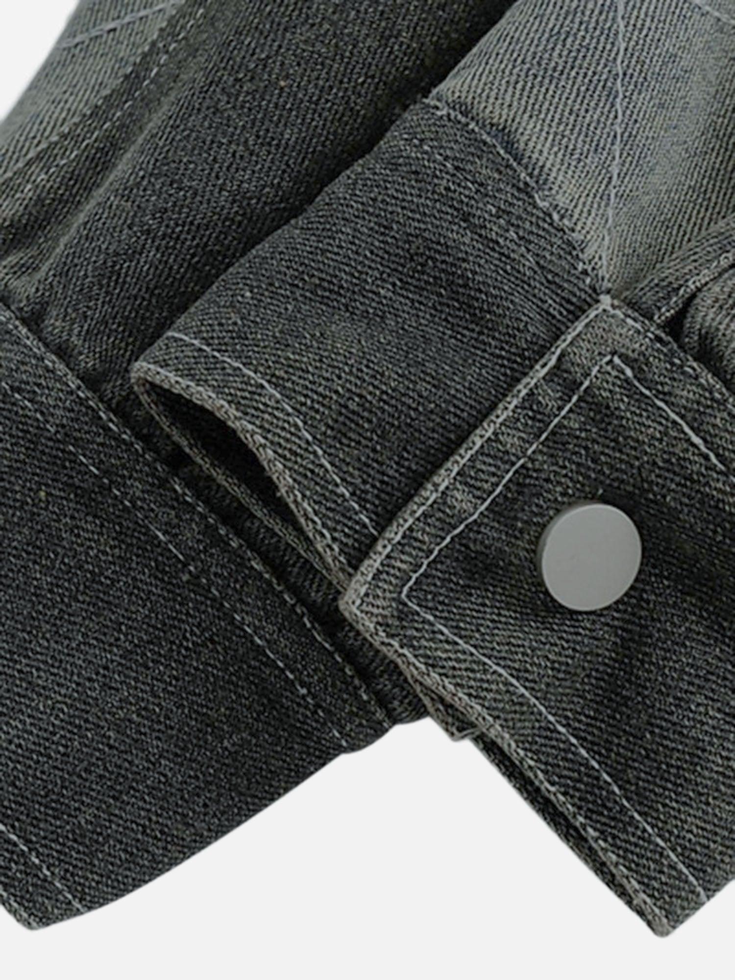 Tntwear® - Biker Style Denim Jacket - 1935 - tntwear1