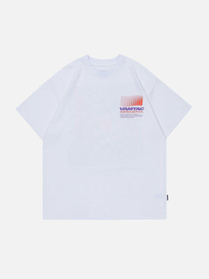 Tntwear® - Colored Checkerboard Graphic Tee - tntwear1