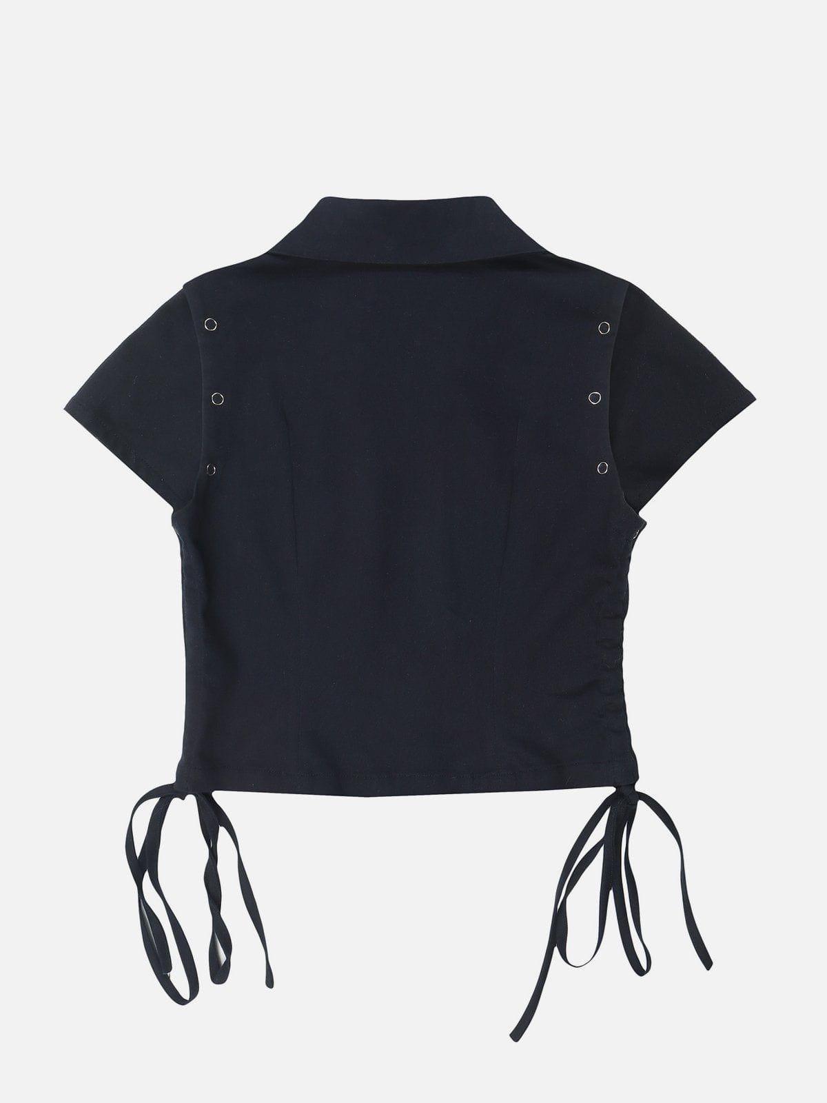 Tntwear® - Detachable Drawstring Tee - tntwear1