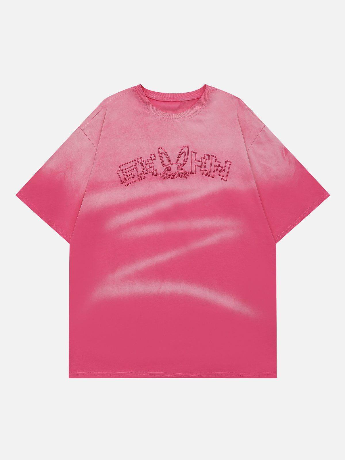 Tntwear® - Embroidered Gradient Tee - tntwear1