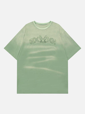Tntwear® - Embroidered Gradient Tee - tntwear1