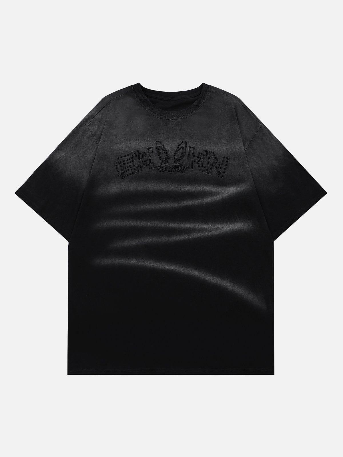 Tntwear® - Embroidered Gradient Tee - tntwear1