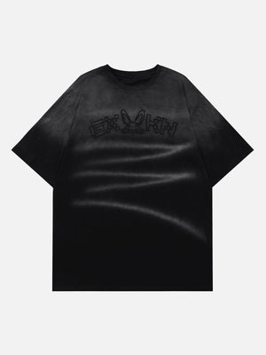 Tntwear® - Embroidered Gradient Tee - tntwear1