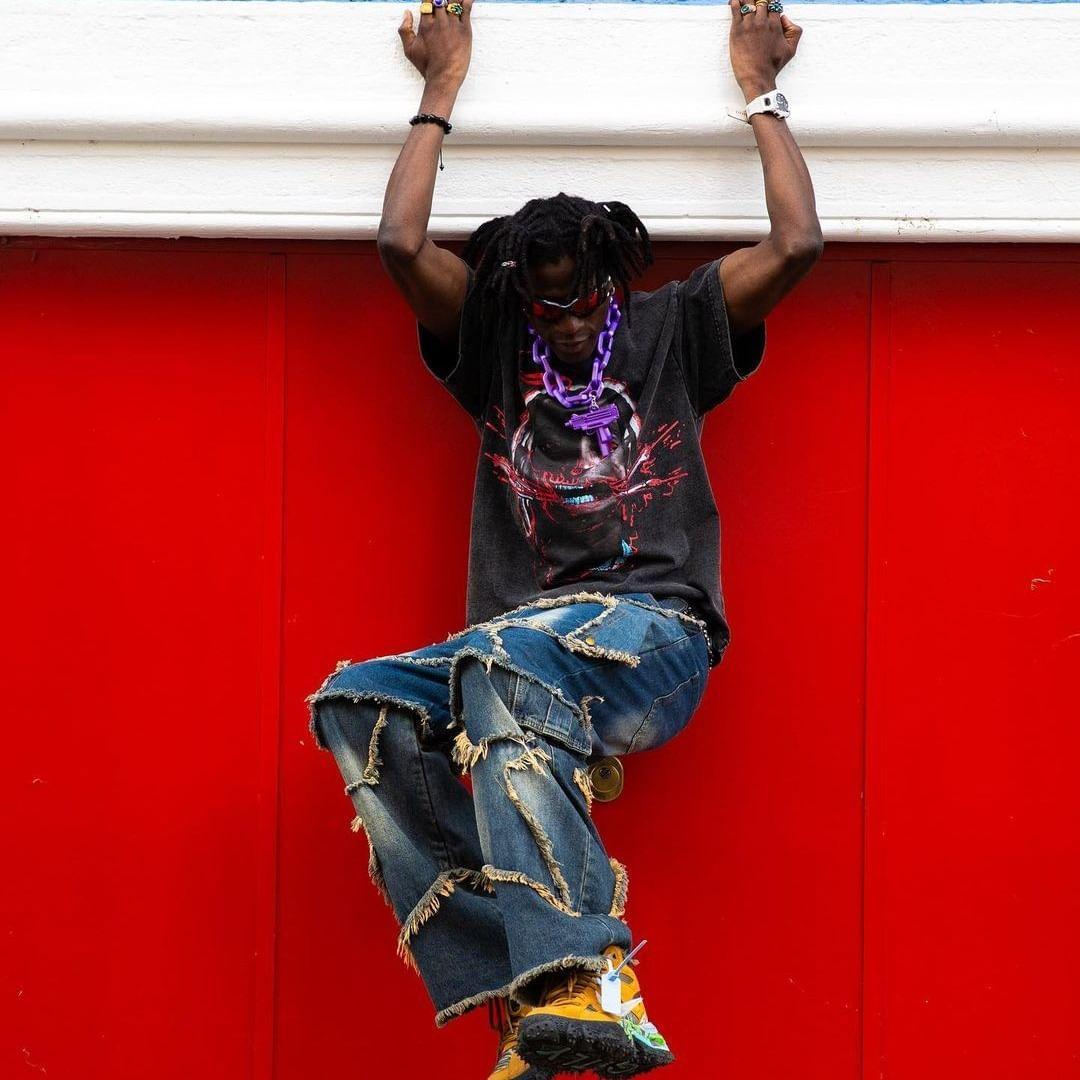 Tntwear® - European And American Hip-hop Spoof Fun Characters Short-sleeved T-shirt -1443 - tntwear1