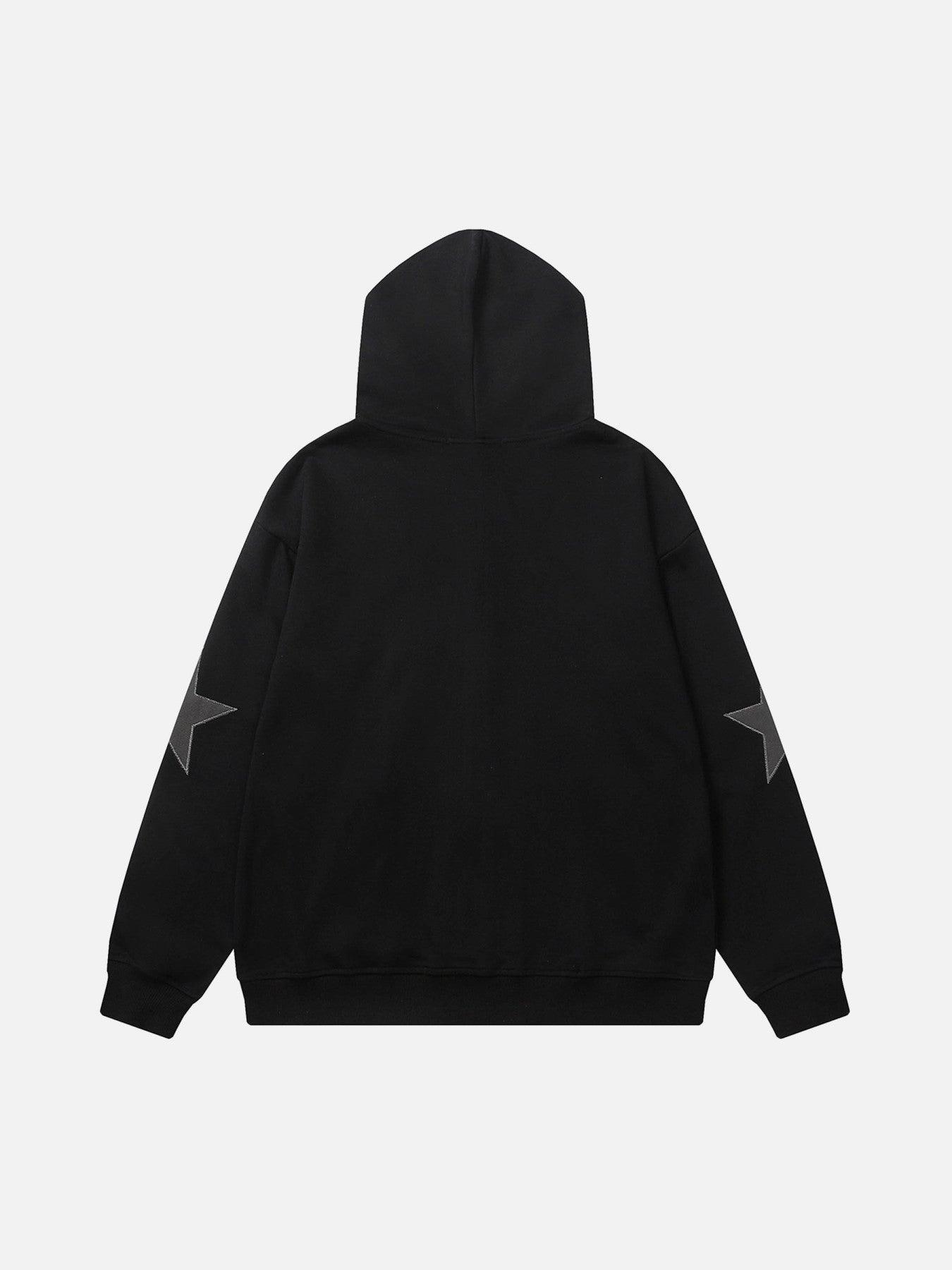 Tntwear® - Five-pointed Zipper Hoodie - tntwear1